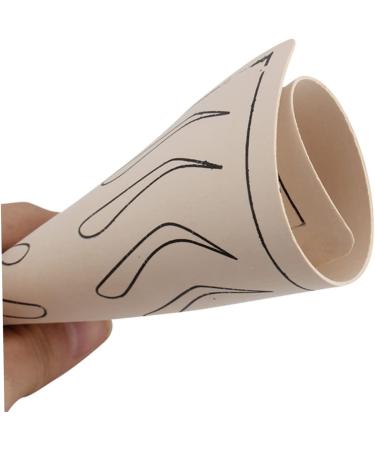Beavorty 18 Sheets Eyebrow Microblading Skin Vehicle Grab Handles Eyebrow Training Skin Practice Skin - Buy Online on SooperMarket.com
