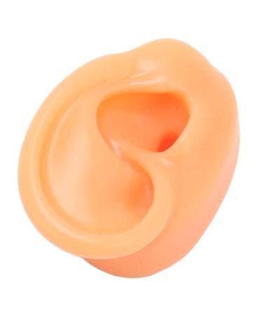 Authentic Ear Multi Purposes Soft Flexible Acupuncture Ear Model Waterproof Silicone for Earrings Display(Left)