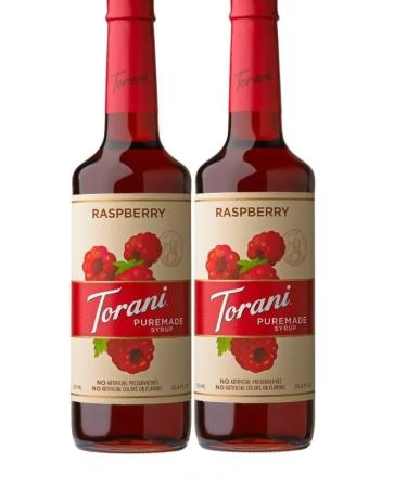 Torani Puremade Raspberry Flavour Syrup 750ml 2 Pack