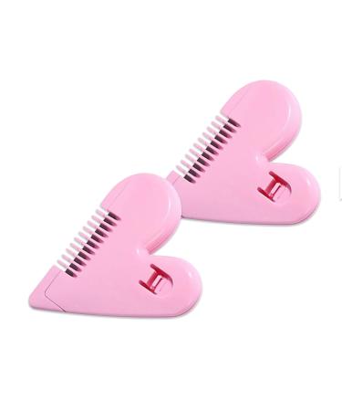 Smilco 2 Pcs Hair Razor Combs for Wig Cutting - Manual Hair Razor Comb Cutter Mini Portable Wig Bangs Trimmer for Women Hair Trimming Styling & Arrangement