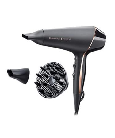 Remington Proluxe Ionic Hair Dryer with Styling Shot and Intelligent OPTIHeat Control Settings 2400 W Midnight Edition AC9140B