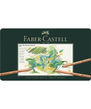 Faber-Castell Pitt Pastel Colouring Pencil Set - 60 Count - Assorted Colors - Buy Online on SooperMarket.com