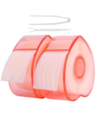 Beavorty 2 Rolls double eyelid sticker eyelid strips k tape instant eye lift strip double eyelid glue eyelid tape for hooded eyes invisible glue tape ktape double eyelid tape cosmetics slim
