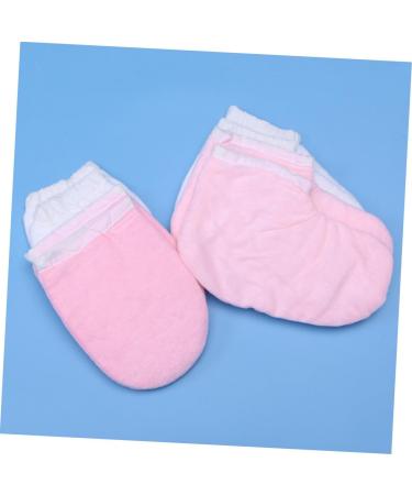 FOMIYES 8 Pairs Cloth Gloves Booties Wax Bath Mittens Hand Gloves Paraffin Wax Mitts and Booties Paraffin Wax Bath Mitts Paraffin Wax Warmer for Hands and Feet Product Take a Bath - Buy Online on SooperMarket.com
