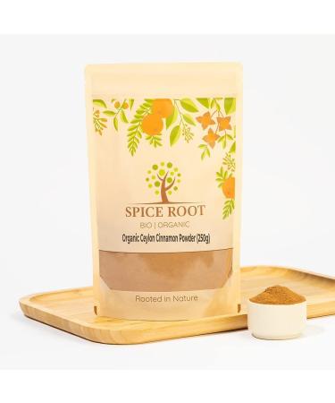 Organic Ceylon Cinnamon Powder 250g - Raw & Certified Organic Vegan - Buy Online on SooperMarket.com