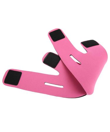 Rose Red Face Lifting Belt | V-Line Chin Cheek Lift Up Strap for Women | Anti Wrinkle Facial Slimming Bandage | Sagging Skin Firming Solution - Buy Online on SooperMarket.com