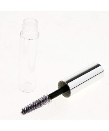 3 Pieecs 4 ml Empty Mascara Tube w/Eyelash Wand Brush Rubber Inserts and Funnels Set for DIY Mascara Refillable Containers for Travel - Clear as described - Buy Online on SooperMarket.com