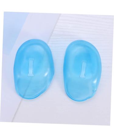 FOMIYES 4 Pairs Ear Plugs Ear Cover Salon Ear Heat Protector Hair Salon Ear Caps Ear Shower Cap Blue Hair Toner Hair Dye Accessories Hair Dye Tools Dye Silicone Ear Water Proof Shield - Buy Online on SooperMarket.com