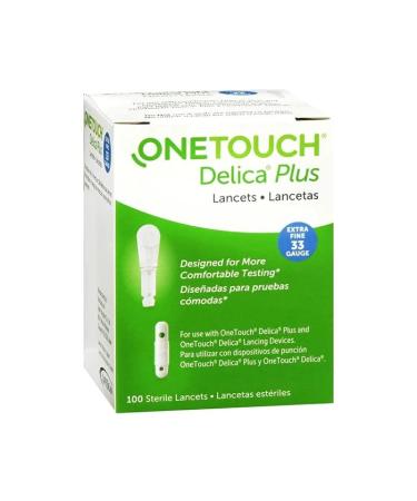 5670091 PT 2213601 Lancet OneTouch Delica 33g Twist-Off Disc Sterile White 100/Bx Made by Lifescan