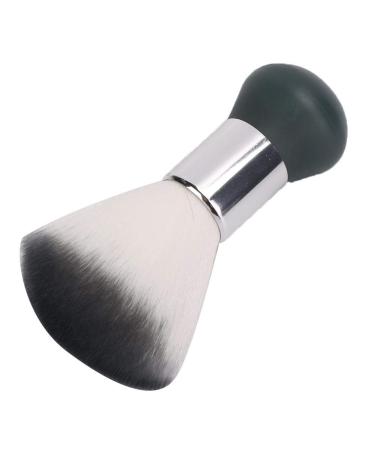 Soft Neck Face Duster Mini Lightweight Hair Brush hairdresser Neck Brush for hairdressers & salon & barber & for removing hair cutouts (gray)