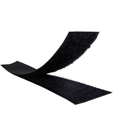 Black 1 Inch Width (25mm) 5 Yards Sew on Hook + Loop Tape - Buy Online on SooperMarket.com