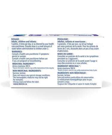 Boiron Arnica Montana 30CH. NEW box with 3 tubes Homeopathic Medicine - Buy Online on SooperMarket.com