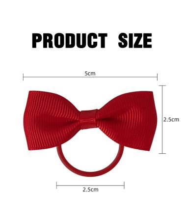 40 Pieces Baby Girls Hair Loops with Elastic Ties | Seamless Soft Ponytail Holders - Cute Hair Accessories for Kids - Buy Online on SooperMarket.com