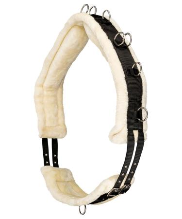 Equinate Cleveland lungeing girth with synthetic lambskin and wither pad pony - 12 side reins - adjustable waist circumference