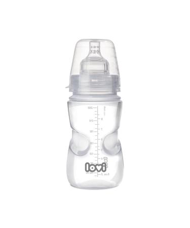 LOVI Anti-Colic Baby Feeding Bottle with Dynamic Teat | 250 ml | Super Air Vent System | Protects The Sucking Reflex | Medically Tested