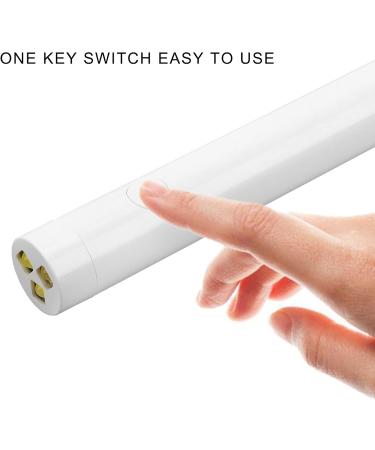 Portable White LED Nail Lamp Pen Single Finger Nail Dryer Light Mini Manicure Tool for DIY Nail Art Perfect for Home and Professional Use - Buy Online on SooperMarket.com