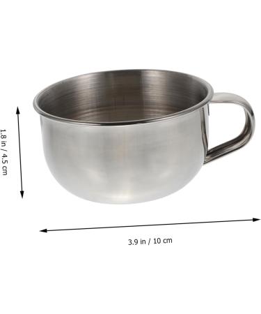 Beavorty 4pcs Stainless Steel Shaving Soap Bowl Set | Travel-Friendly Cream Bowls for Men s Grooming - Buy Online on SooperMarket.com