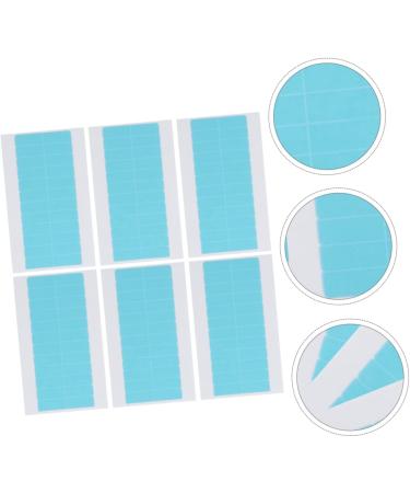 Mikinona 6 Sheets Double Sided Adhesive Hair Extension Adhesive Strips for Hair Extension Double Sided Wig Tape Hair Extension Holder Hair Extension Extension Tape 2.5x1.5cm Assorted Color - Buy Online on SooperMarket.com