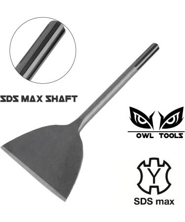6 Wide SDS Max Chisel Bit - Industrial Grade Tile Grout Removal Tool - Buy Online on SooperMarket.com