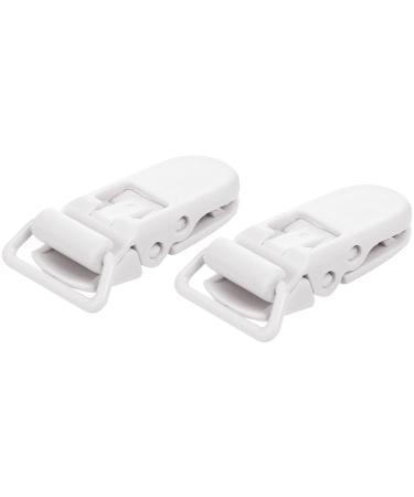 Fivetwofive 20Pcs Baby T-Shape Plastic Pacifier Clips - Soother Dummy Badge Holder - White | International Shipping Available - Buy Online on SooperMarket.com
