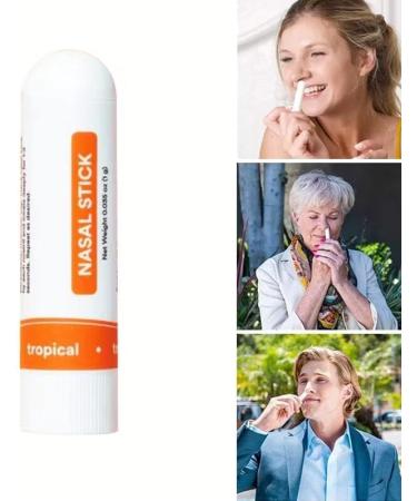4pcs Nasal Stick Portable Menthol Inhaler Refreshing Brings Positiveness And Gratitude Let You Relax Every Day Relieve Stress Enhance Concentration Relieve Nasal Stuffing - Buy Online on SooperMarket.com