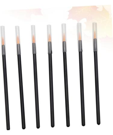 PLAFOPE 100pcs Eyeliner Eyeliner Small Eyeliner Brush Lip Liner Marker Liner Makeup Brush Orange - Buy Online on SooperMarket.com