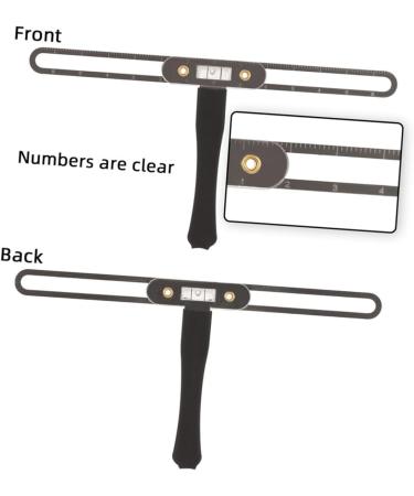 Baluue 3pcs Silver Eyebrow Stencil Roller Brow Measuring Tool Eyebrow Measuring 13.5x7.1cmx3pcs Silverx3pcs - Buy Online on SooperMarket.com