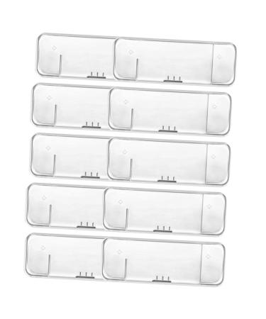 Stahad 10 pieces of box razor storage box Servant-based razor bag Razor protective cover Safety case for razor outdoor carnival case shaver holder plastic outside travel