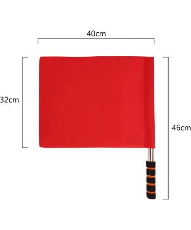 Volleyball Line Judge Flag Set | Sports Referee Flags with Stainless Steel Handle - Buy Online on SooperMarket.com