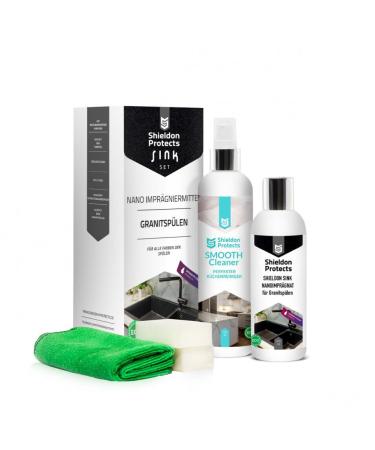 Protection and care set for granite sinks - Water-repellent impregnant for granite sinks (silgranit fragranit blanco etc.)