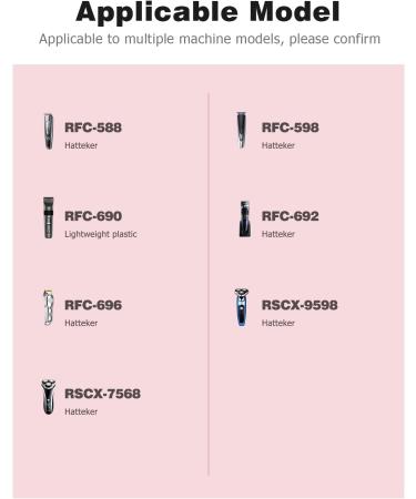 Mellbree Charger Cable for Hatteker 1.5M Shaver Charger Cable Compatible with Hatteker RFC-588 RFC-598 RFC-690 RFC-692 RFC-696 RSCX-9598 RSCX-7568 - Buy Online on SooperMarket.com