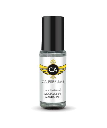 CA Perfume Impression of Molecule 01 Mandarine For Women & Men Fragrance Body Oil Dupes Sample Travel Size Long Lasting Attar Roll-On 0.14 Fl Oz/4ml-X1