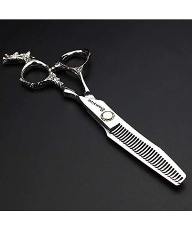 6/7 inch professional hair clipper set with stainless steel sharp scissors easy to trim suitable for barbers hair salons and more. (6 inch-2pc-A) - Buy Online on SooperMarket.com