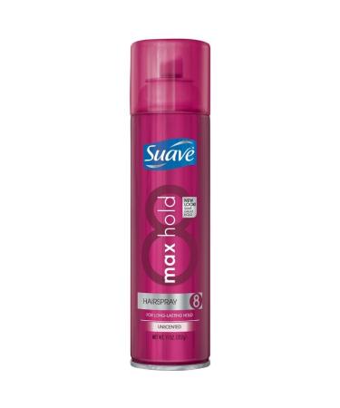 Suave Max Hold Unscented Hair Spray Aerosol - 12 Pack