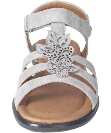 Buy RICOSTA Girls Strappy Sandals AMIRA - Medium WMS 32 EU Grey | Perfect Children Sandals for International Shipping - Buy Online on SooperMarket.com