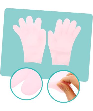 PLAFOPE 1 Pair Moisturizing Gloves Hands Care Cracked Hand Gloves Hand Moisturizer Exfoliating Hand Masks Hands Beauty Masks Moisture Gel Gloves Overnight Gloves for Dry Hands - Sebs 21.5X11.5cm - Buy Online on SooperMarket.com