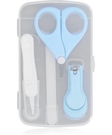 Kids Nail Set Stainless Steel Round Tweezers Prevent Accidental Injury Safe Feeding Kids Nail File Bedroom Storage Box - Buy Online on SooperMarket.com