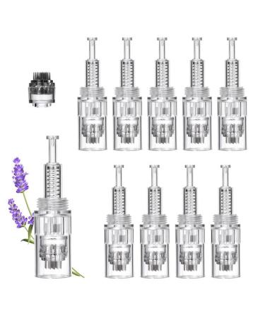 10 PCs microneedling needles 36 pins pack with 10 replacement needles micro needle derma pen micro nano needles cartridges spare parts replacement derma pen microneedling device replacement needles