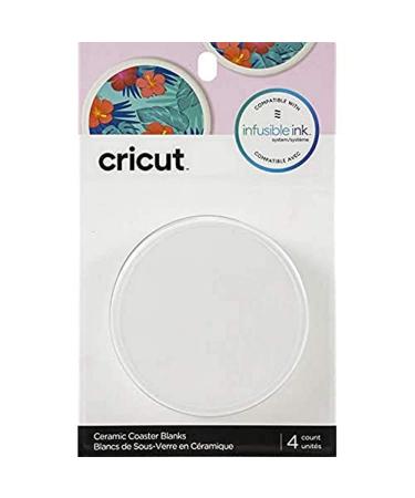 Cricut Coaster Blanks  Ceramic Infusible Ink  White Circle