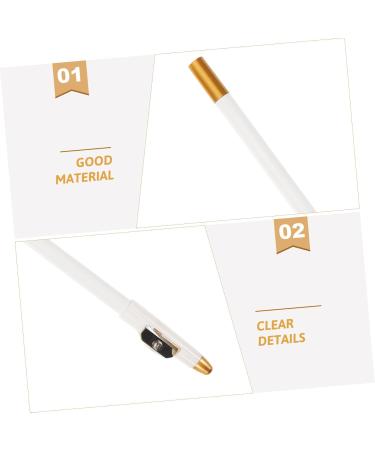 Mikinona 12pcs Eyebrow Pencil Sharpener Eyebrow Pencils Brow Pencil for Makeup Women Brow Pencil White Wooden - Buy Online on SooperMarket.com