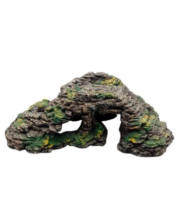 Ctpeng Aquarium Cave Landscape Decoration Betta Buntbarsch hiding place repeptology slate scape step ornament for aquarium & terrariums 23cm x 10.5cm x 7.2cm rocks