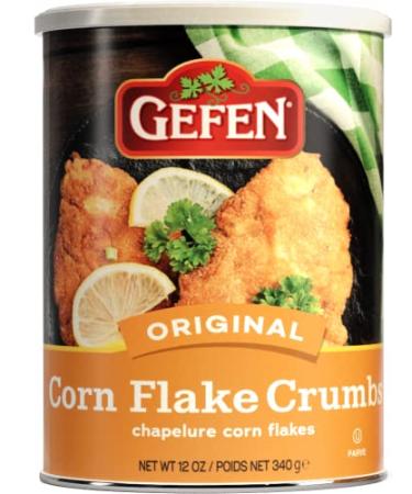 Gefen Corn Flake Crumbs 12oz (2 Pack) | Gluten-Free Crunchy Coating | Resealable Containers | 1.5 Pounds Total - Buy Online on SooperMarket.com