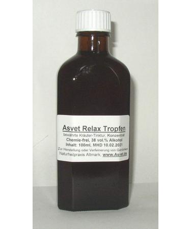 100ml Relax Drops Aphrodisiac preparation without chemicals handmade 100% vegan and natural!
