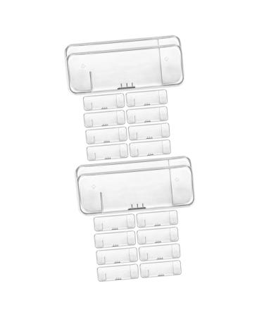 MAGICLULU 20pcs Razor Storage Box Manual Travel Case Plastic