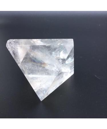Natural Clear Quartz Crystal Stone Transparent Crystal Pyramid - Buy Online on SooperMarket.com