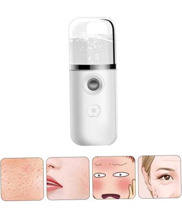 CANIGHT Hydrating Instrument Face Steamer Eyelash Extensions Mist Cool Mist Sprayer Facial Mister Abs White - Buy Online on SooperMarket.com
