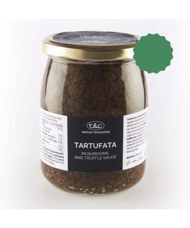 Tentazioni Tartufata Mushrooms Truffles Olives 17.6 oz jar
