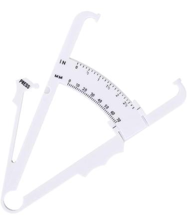 Mag Ideal Body Fat Calipers - Accurate Body Fat Test & Skin Fold Measurement Device for Weight Loss & Fitness - White - Buy Online on SooperMarket.com