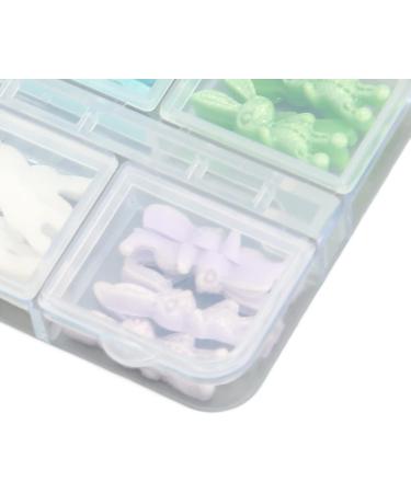 Rabbit Nail Decoration Nail Ornaments Adequate Quantity Safe Resin Multipurpose Beautiful for Nail Salon for Winter - Buy Online on SooperMarket.com