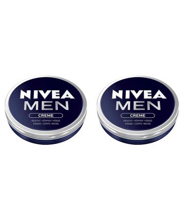 Nivea Mare skin cream for intensive moisture skin care for men ideal for body face and hands light formula with vitamin E Nivea Men Creme (75 ml) (pack with 2) 75 ml (2 -pack) 75 ml